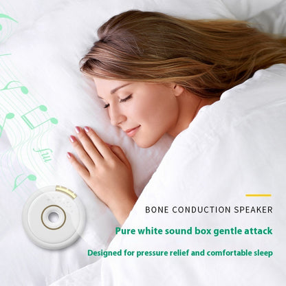 Bone Conduction Bluetooth Speaker Mini White Noise Improve Sleeping