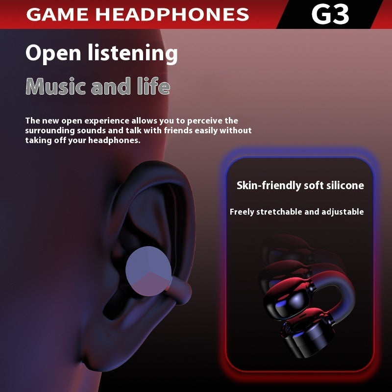 G3 Wireless Bluetooth Headset Cool Transparent Cabin Noise Reduction