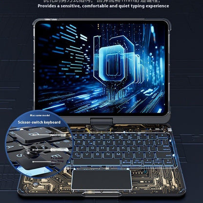 Transparent Rotating Keyboard For Air5 Protective Case Tablet PC